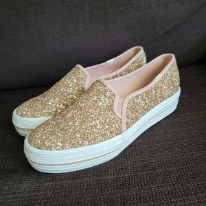 Keds x Kate Spade Rose Gold